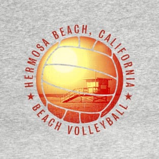 Beach Volleyball - Hermosa Beach T-Shirt